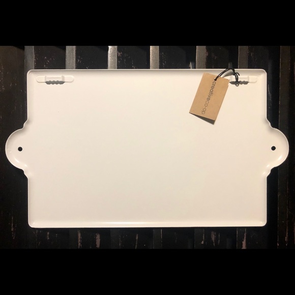 CREATIVE CO-OP Enameled Wall Plaque Sign - Picture 3 of 6